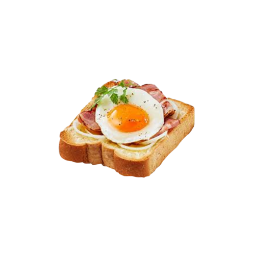 ベーコンエッグの写真